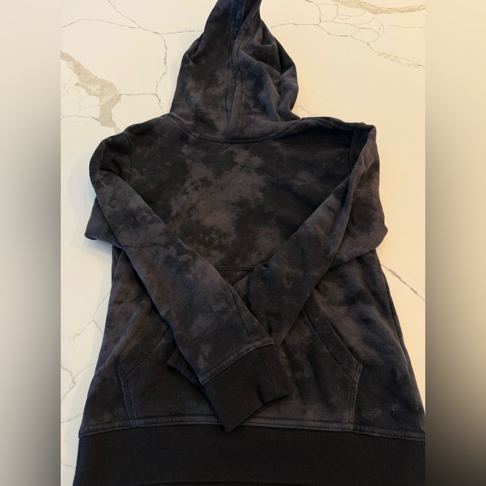 DSG brand size small boys hoodie. Black and grey mix